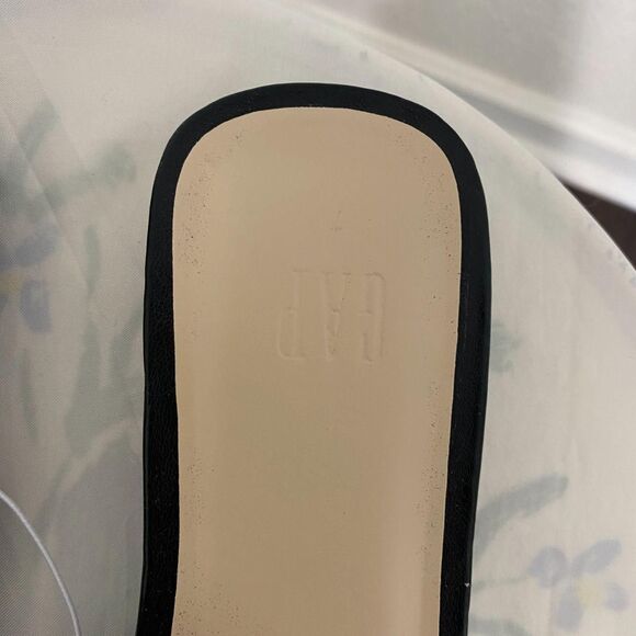 Gap NWT Black Mesh Sandal Loafer Slip On Flat Shoes US 7 - Picture 3 of 5